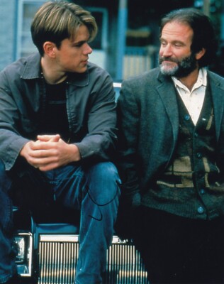 MATT DAMON signed Autogramm 20x25cm GOOD WILL HUNTING in Person autograph COA