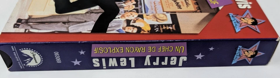 Jerry Lewis - Un Chef de Rayon Explosif VHS (1963) - NTSC - French - VG (Tested) - Image 4 of 4