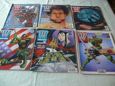 2000 AD Featuring JUDGE DREDD Jahrgang 1989 38 UK Magazine