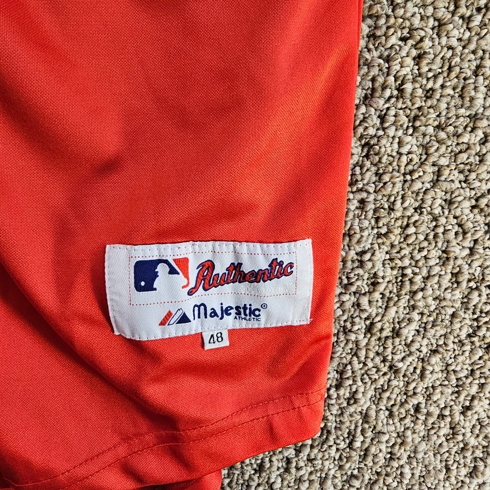 Majestic Boston Red Sox #24 Jersey Mens Sz 48 Short Sleeve Button Front MLB - Image 3 of 4