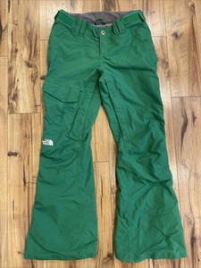 The North Face Hyvent Green Insulated Ski Snow Pants Women's Size Small EUC! | eBay