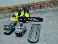 Ryobi P2502BTL ONE+ HP Brushless 18V Cordless 10" Chainsaw W/Battery and charger
