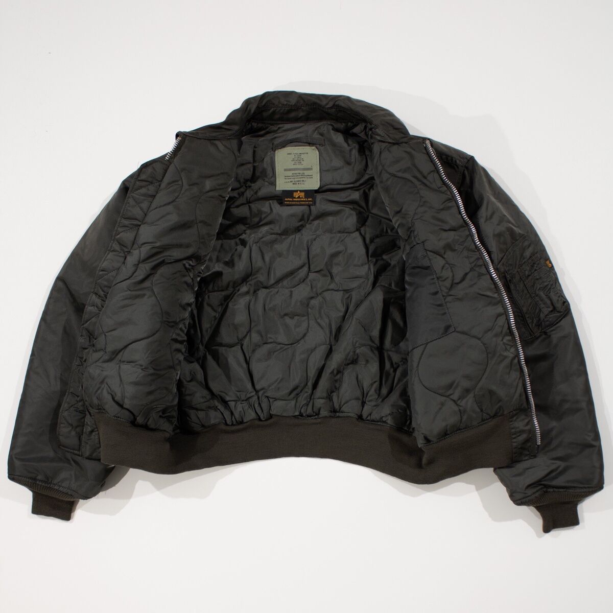 NEW OLD STOCK 90'S ALPHA INDUSTRIES CWU-45/P FLYERS JACKET