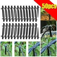 50pcs 360 Irrigation Drippers Drip Emitters Micro Spray Adjustable Sprinkler