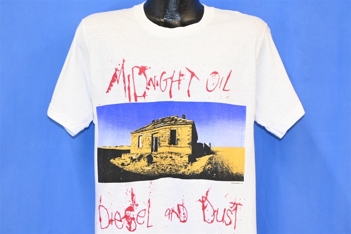 Midnight Oil Tシャツ XL vintage 80s MIDNIGHT OIL DIESEL AND DUST AUSTRALIAN AUSSIE