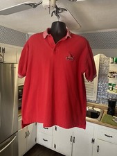 Vintage Dynasty Mens XXL Red St. Louis Cardinals Embroidered Polo Shirt 