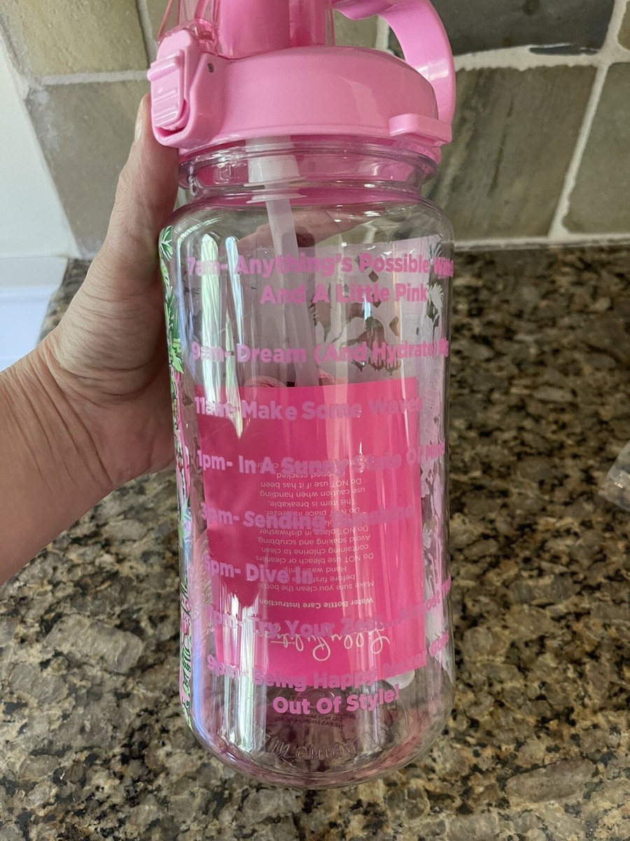 LILLY PULITZER NIB Visor & 2 Scrunchies Mandevilla Baby Always Worth It OS Lilly Pulitzer Visor OS Mandevilla Baby Always Worth It Pink  main image 4