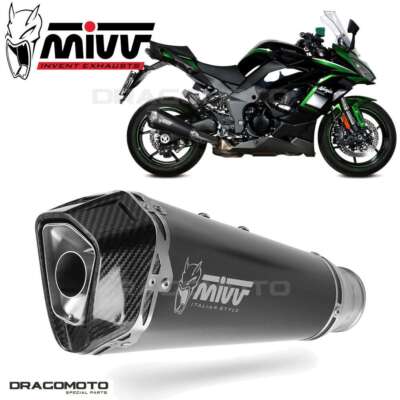 Auspuff KAWASAKI NINJA 1000 SX 2022 2023 MIVV Delta Race Schwarz