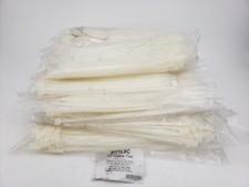 1500 qty Natural color 11" Inch Nylon Cable Wire Wrap Zip Ties 120lbs indoor use