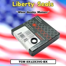 TCM 8X12X3VC-BX  DICHTOMATIK Rotary Shaft Seal BOXED BY LIBERT SEALS INC.