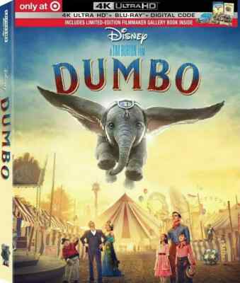 Dumbo (Live Action) (4K Ultra HD + Blu-ray, 2019) Target Exclusive - New Sealed