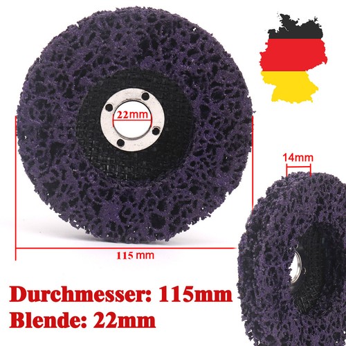 2x Trennscheiben Rostio CSD Scheibe CBS Grob-Reinigungsscheibe 115mm Lila DE - Bild 2 von 11