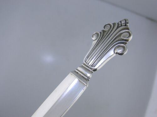 Sterling GEORG JENSEN Fish Fork ACANTHUS Denmark ~ $95 each - Picture 3 of 5
