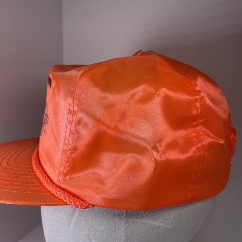 Cappello berretto baseball vintage Buckhorn Tavern Long Pond New York regolabile arancione Nissin - Foto 3 di 12