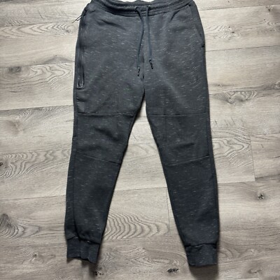 NIKE Men's TECH FLEECE GREY JOGGERS PANTS STRING Medium