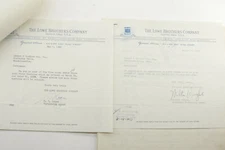 1940 Lamson Goodnow Lowe Brothers Co Dayton OH Letters Ephemera P1591K