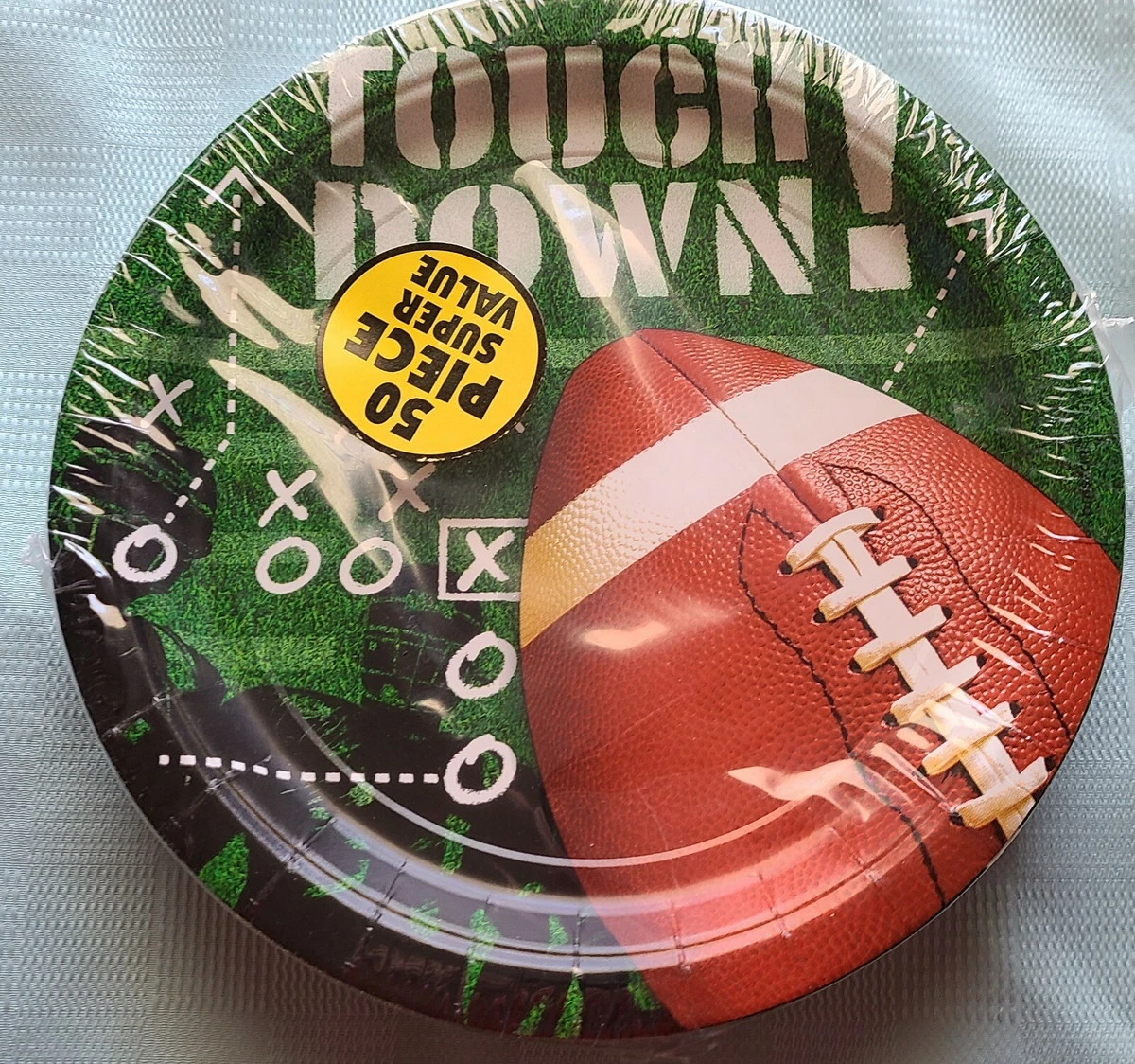 Football paper plates deals