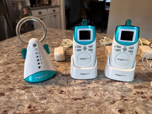 Angelcare Remote Baby Monitors + Motion/Breathing Sensor Pad AC401-2P DELUXE - Picture 2 of 6