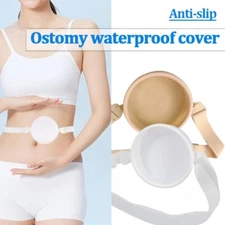 1PC Adjustable Ostomy Waterproof Cover for Bathing - Protects and Supports Stoma