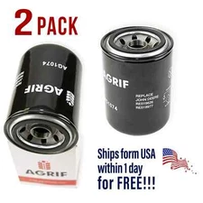 AGRIF Oil Filter Replacement for John Deere Tractor Re519626 and Re518977 2-PACK
