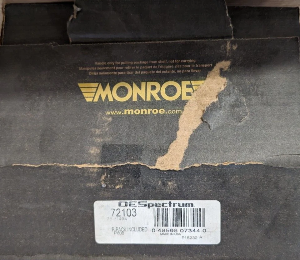 Puntal trasero derecho Monroe OE Spectrum 72103 para 99-03 Lexus RX300 3,0 L, modelo tracción delantera Foto 2 de 2