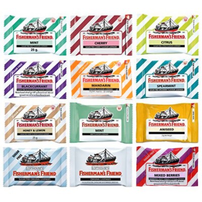Fisherman's Friend Lozenges Fresh Breath Relief Sore Throat Cough 25 g