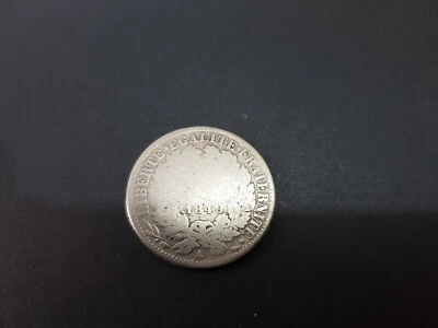 1 Franc argent Cérès 1849 A B TB - Photo 1/2
