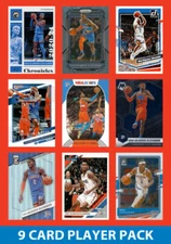 Shai Gilgeous-Alexander SGA 9 Card Player Pack 2024 2025 Hoops Prizm OKC Thunder