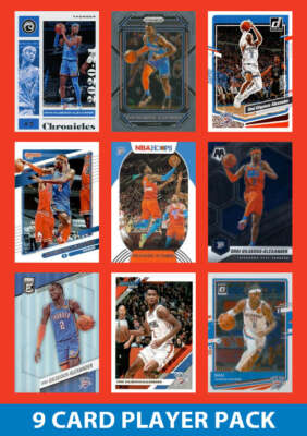Shai Gilgeous-Alexander SGA 9 Card Player Pack 2024 2025