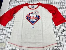 MLB Philadelphia Phillies Girls 3/4 Sleeve Tee Shirt - Extra Large XL - New