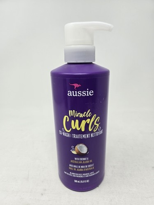 #ad #ad Aussie Miracle Curls Co Wash with Coconut amp; Jojoba Oil 16.9 FL oz bottles NEW $29.99