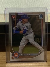 2025 Bowman Chrome - Matt Shaw #46 Sp Rookie Red Rc Variation (RC)