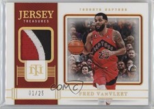 2022-23 Panini National Treasures Jersey Prime 1/25 Fred VanVleet #JT-LVN e0h