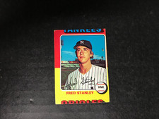 1975 Topps Fred Stanley Yankees # 503 Error, Miscut Card