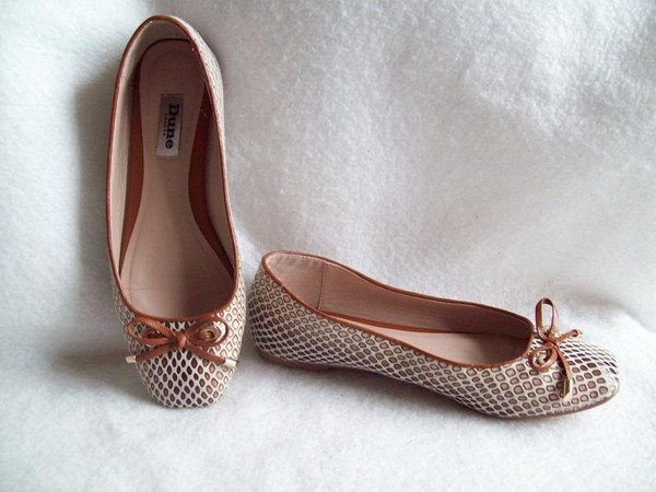 Women Dune Heels Brown Artificial Leather 38
