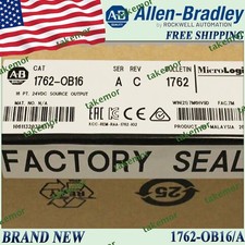 Brand New 1762-OB16/A AB MicroLogix 16 Point D/O Module Free Ship 1762OB16 serA