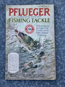 Scarce Pflueger 1936 Fishing Tackle  Rods Reels Lures Catalog