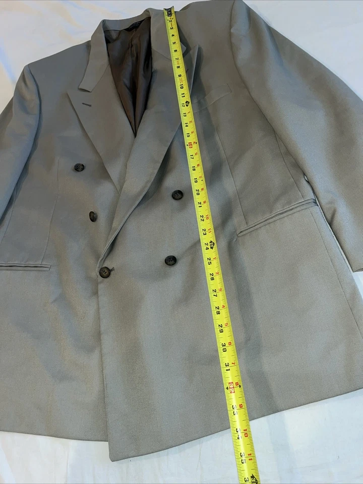 Blazer De Colección Kuppeheimer Para Hombres Marrón Lana 2 Botones Falta Etiqueta Talla Foto 2 de 4