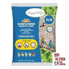 Sunflower Hearts & Chips - Sunflower Kernels and Chips 5 Pound (Pack of 1) 8.24 per gallon