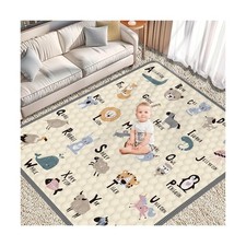 Baby Play Mat 59" X 71", Thickened Soft Floor, Waterproof and Non-S... Fast Ship