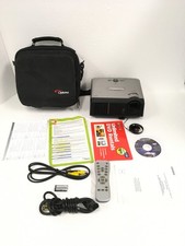 Optoma EP719 DLP Portable Projector w/ Remote, Bag, 107 Lamp Hours WORKING