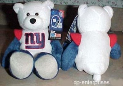 10 New York  licensed Official  NFL Team bears in factory bag