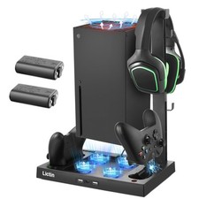 Lictin Cooling Stand & Stand and Cooling Station with Dual Charger for Series X