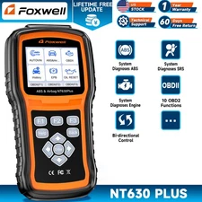 Foxwell Automotive OBD2 Scanner ABS Check Engine Fault Diagnostic Tool SRS SAS