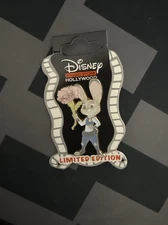DSSH Judy Hopps Petals & Pals Zootopia Pink Carnation LE 400 Disney Pin