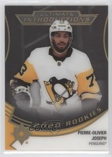 2020 Upper Deck Ultimate Collection Onyx Black 3/25 Pierre-Olivier Joseph 0ic0