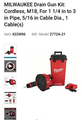Milwaukee Drive Cable,m18 Fre Chiping
