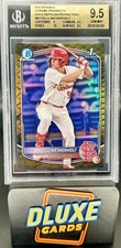 2025 Bowman Chrome JJ Wetherholt 1st Gold Reptilian /50 BGS 9.5 GEM MINT *POP 1*