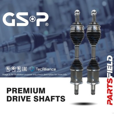 Pair Front GSP CV Joint Drive Shafts for Toyota Fortuner 2015-2020 AWD N150 N160