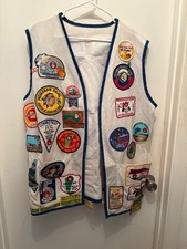 Vintage Good Sam Club Patches Vest RV Camping 1990's 70 Patches